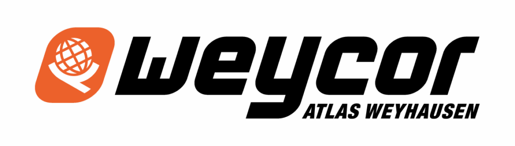 Weycor Logo mit Schriftzug „weycor by Atlas Weyhausen“.